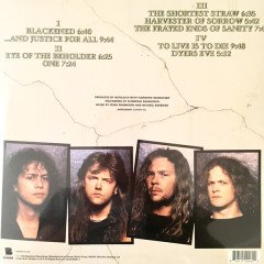 METALLICA - AND JUSTICE FOR ALL (1988) - 2LP 2015 EDITION AMERİKAN BASKI SIFIR