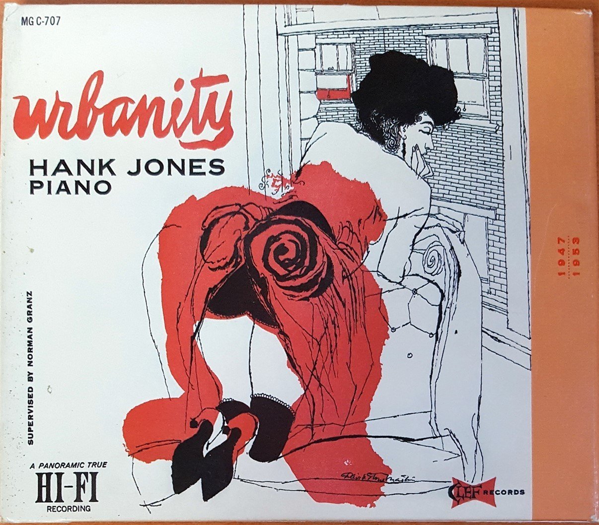 HANK JONES - URBANITY (1956) 1997 REISSUE CD 2.EL