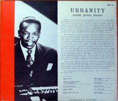 HANK JONES - URBANITY (1956) 1997 REISSUE CD 2.EL