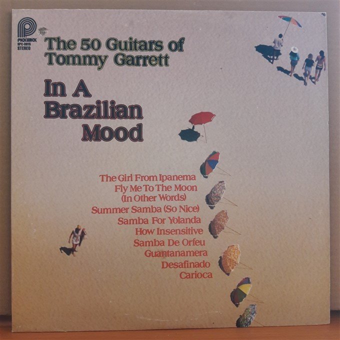 THE 50 GUITARS OF TOMMY GARRETT - IN A BRAZILIAN MOOD (1978) - LP 2.EL PLAK