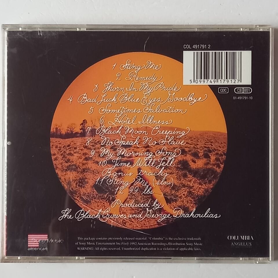 THE BLACK CROWES – THE SOUTHERN HARMONY AND MUSICAL COMPANION (1992) - CD REISSUE 2.EL