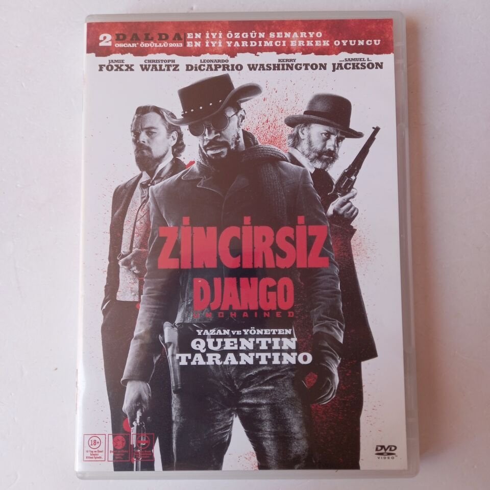 ZİNCİRSİZ / DJANGO UNCHAINED - QUENTIN TARANTINO, JAMIE FOXX, CHRISTOPH WALTZ, LEONARDO DICAPRIO - DVD 2.EL