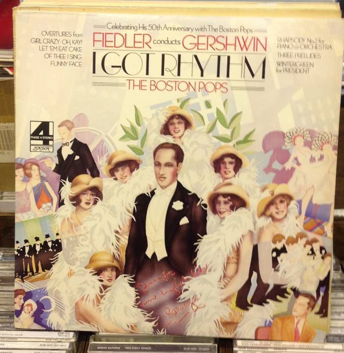 GERSHWIN I GOT RHYTHM BOSTON POPS LP 2.EL