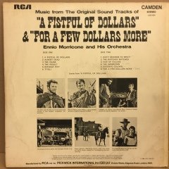 A FISTFUL OF DOLLARS & FOR A FEW DOLLARS MORE SOUNDTRACK ENNIO MORRICONE 2.EL PLAK