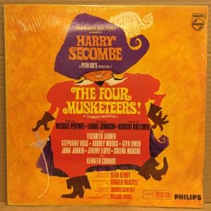 THREE MUSKETEERS (MUSICAL) - HARRY SECOMBE,ELIZABETH LARNER,MUSIC BY LAURIE JOHNSON (1967) - LP DÖNEM BASKI SIFIR