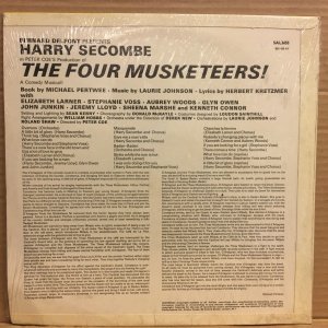 THREE MUSKETEERS (MUSICAL) - HARRY SECOMBE,ELIZABETH LARNER,MUSIC BY LAURIE JOHNSON (1967) - LP DÖNEM BASKI SIFIR