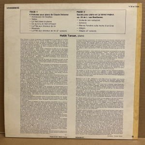 HALUK TARCAN - DEBUSSY: SIX PRELUDES - BEETHOVEN: SONATE FUNEBRE (19??) LP 2.EL PLAK
