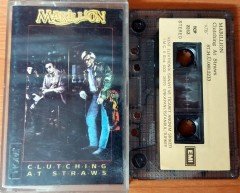 MARILLION - CLUTCHING AT STRAWS (1987) KENT CASSETTE MADE IN TURKEY ''USED'' PAPER LABEL