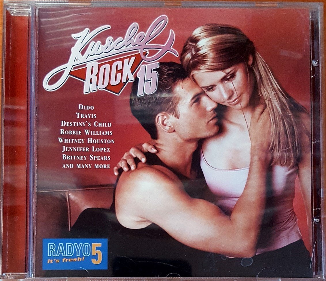 KUSCHELROCK 15 (2001) RADYO 5 / DIDO TRAVIS ROBBIE WILLIAMS JENNIFER LOPEZ BRITNEY SPEARS CD 2.EL