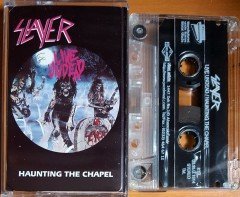 SLAYER - HAUNTING THE CHAPEL / LIVE UNDEAD (2000) METAL BLADE RECORDS / YÜCEL MÜZİK KASET 2.EL