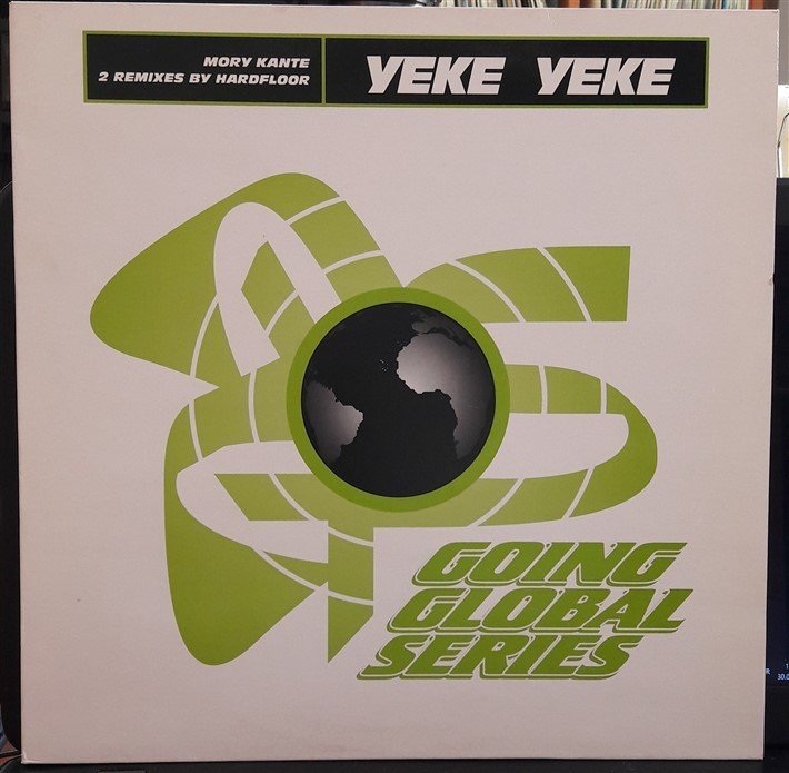 MORY KANTE - YEKE YEKE 2 REMIXES by HARDFLOOR (1994) - 12'' MAXI SINGLE VINYL PLAK 2.EL