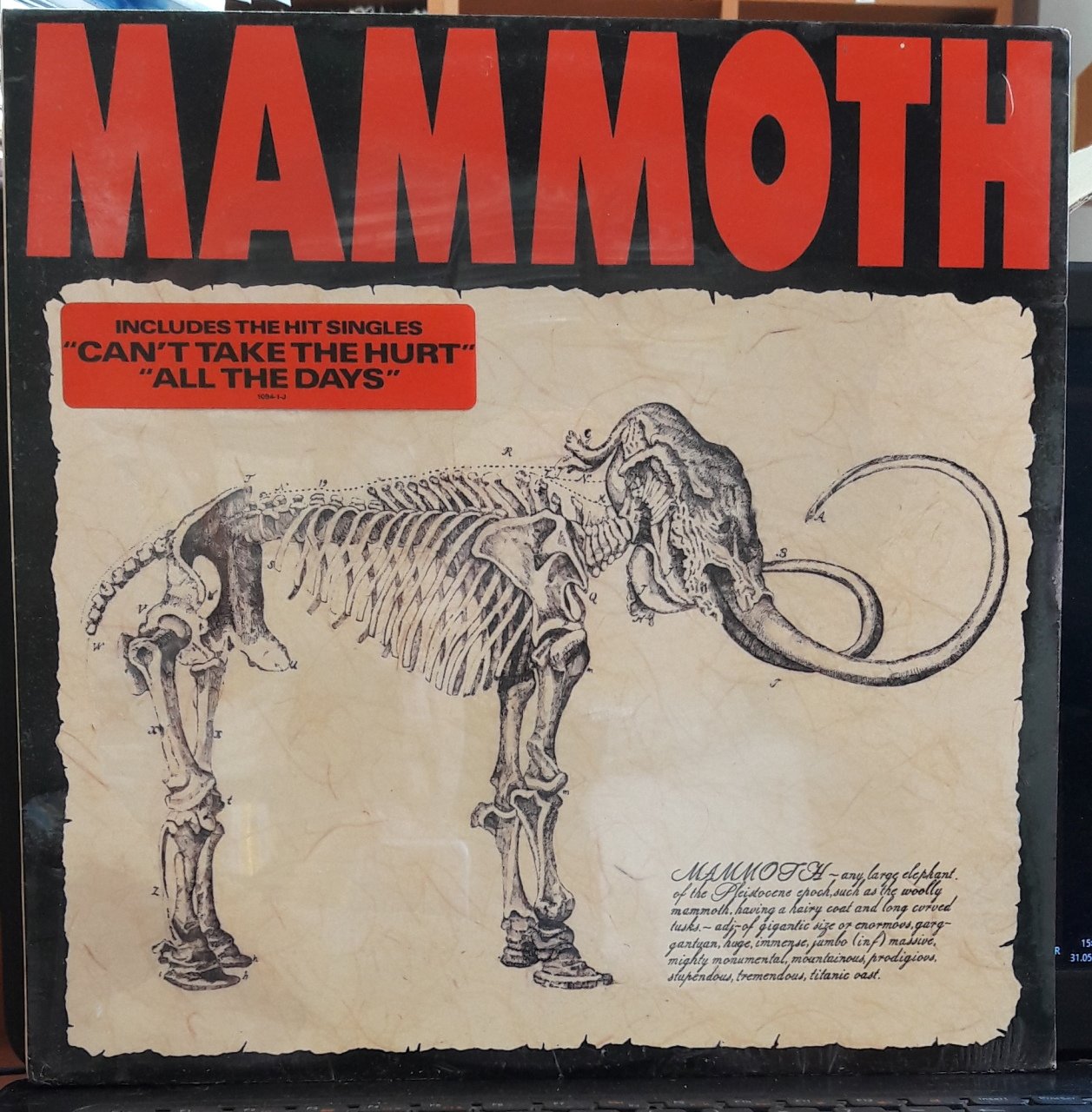 MAMMOTH - MAMMOTH (1989) - PLAK SIFIR