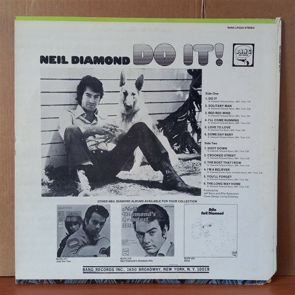NEIL DIAMOND – DO IT! (1971) - LP 2. EL PLAK