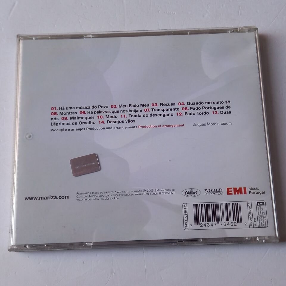 MARIZA – TRANSPARENTE (2005) - CD 2.EL