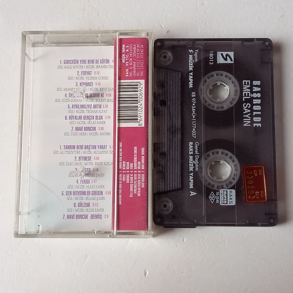 EMEL SAYIN - BAŞROLDE (1997) - KASET 2.EL