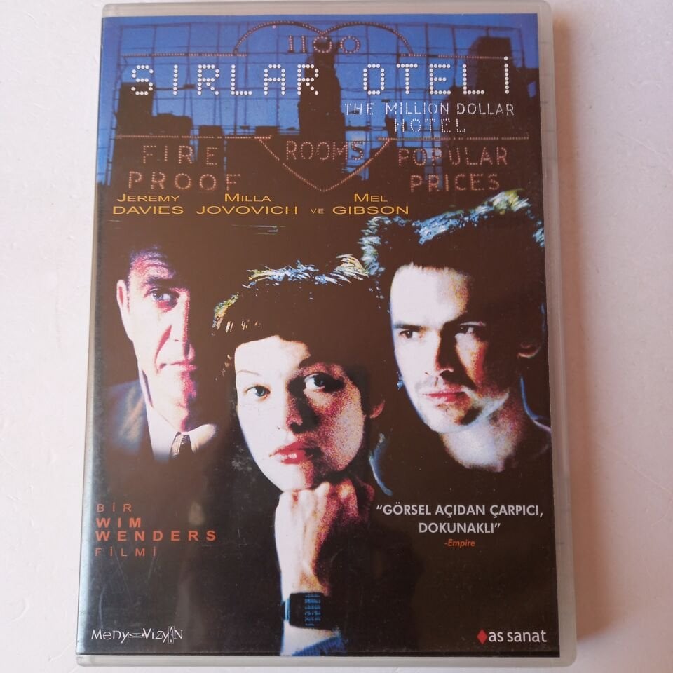 SIRLAR OTELİ / THE MILLION DOLLAR HOTEL - JEREMY DAVIES, MILLA JOVOVICH, MEL GIBSON - DVD 2.EL
