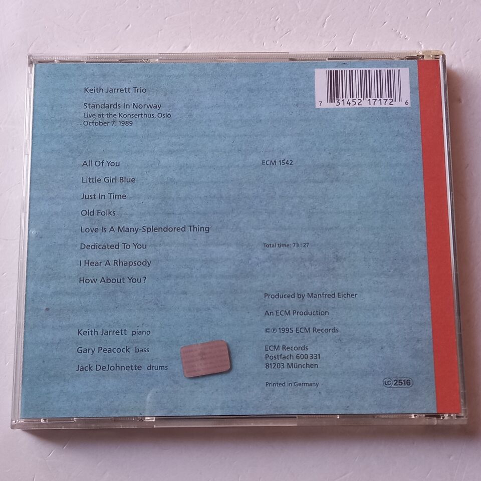 KEITH JARRETT TRIO – STANDARDS IN NORWAY (1995) - CD 2.EL