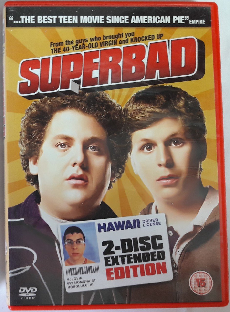 SUPERBAD - JONAH HILL - MICHAEL CERA - 2DVD 2.EL TR ALTYAZI YOKTUR