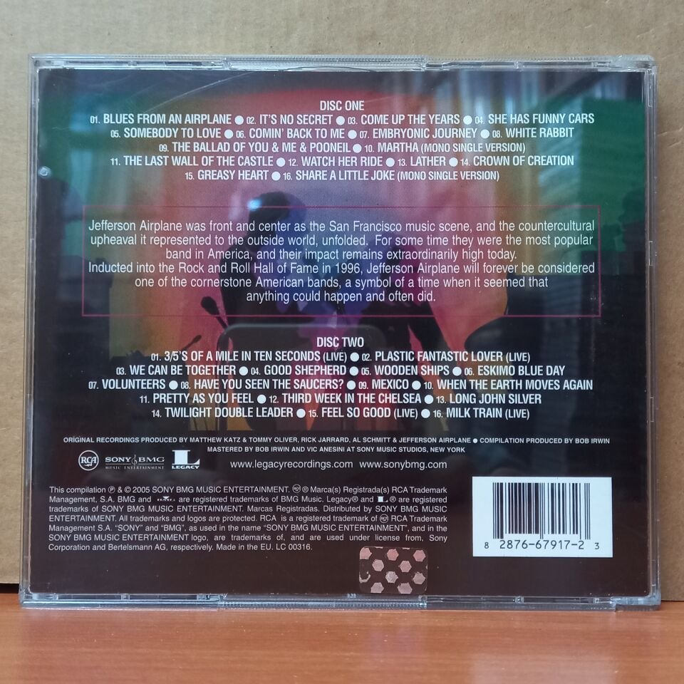 JEFFERSON AIRPLANE - THE ESSENTIAL JEFFERSON AIRPLANE (2005) - 2CD 2.EL