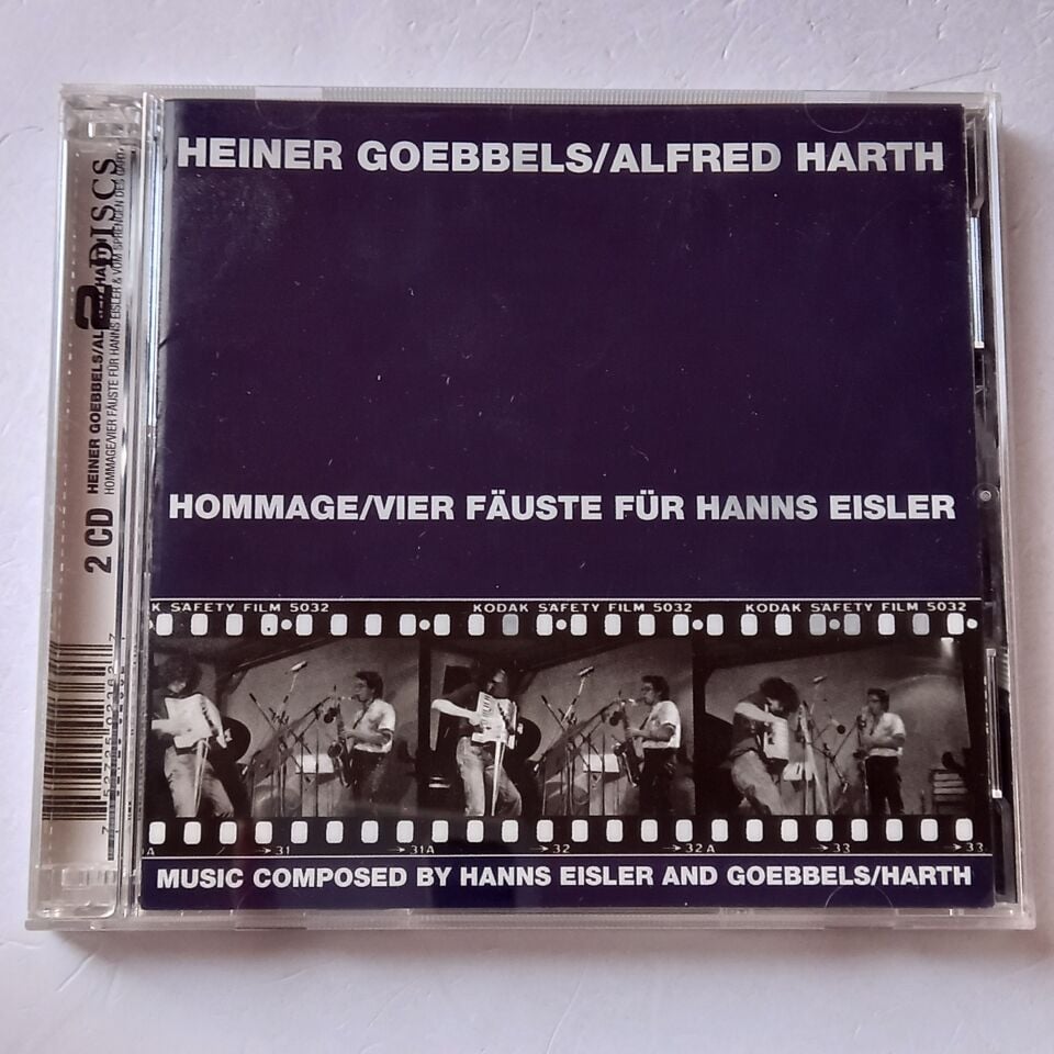 HEINER GOEBBELS, ALFRED HARTH – HOMMAGE / VIER FAUSTE FÜR HANNS EISLER (1977) - 2CD 2.EL