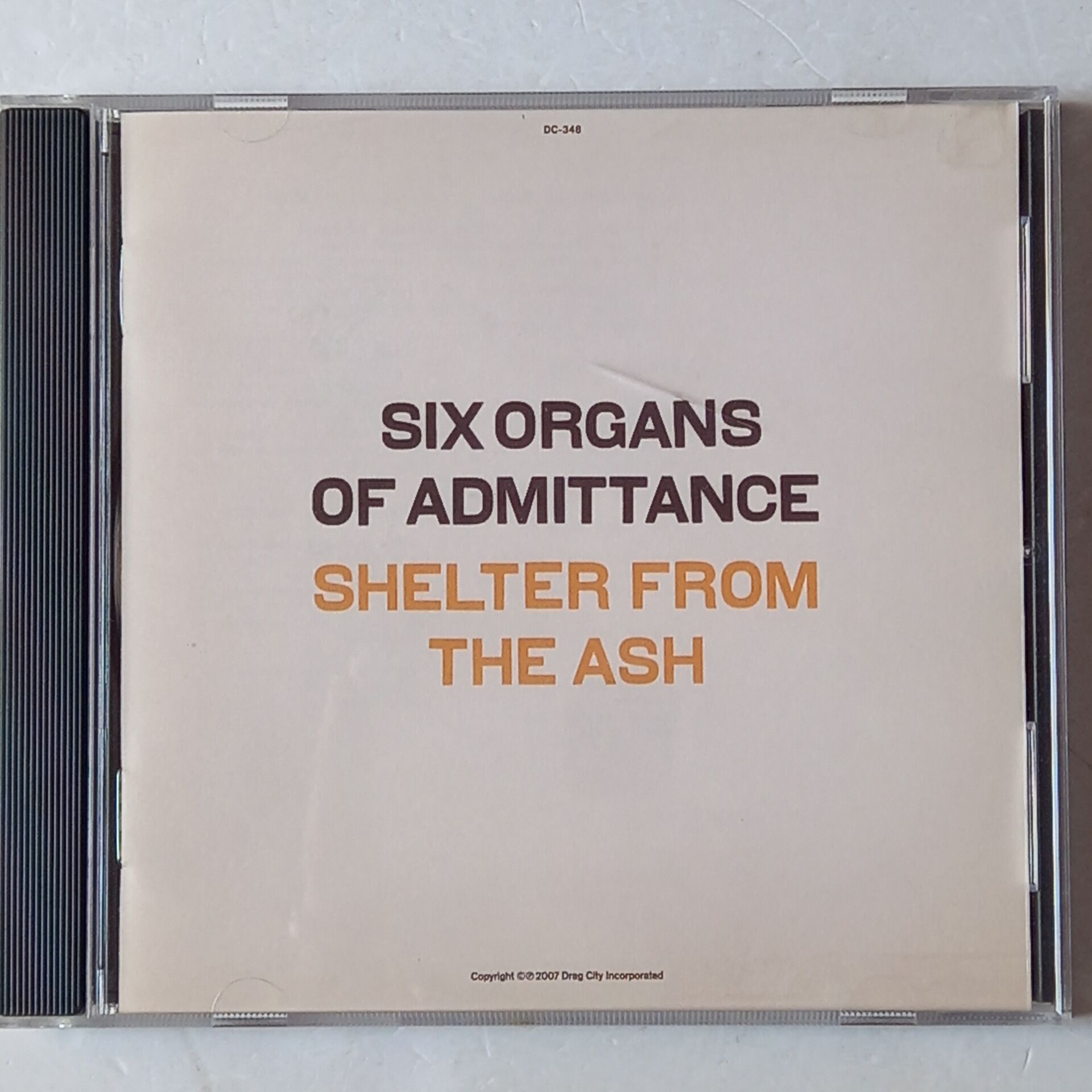 SIX ORGANS OF ADMITTANCE – SHELTER FROM THE ASH (2007) - CD 2.EL