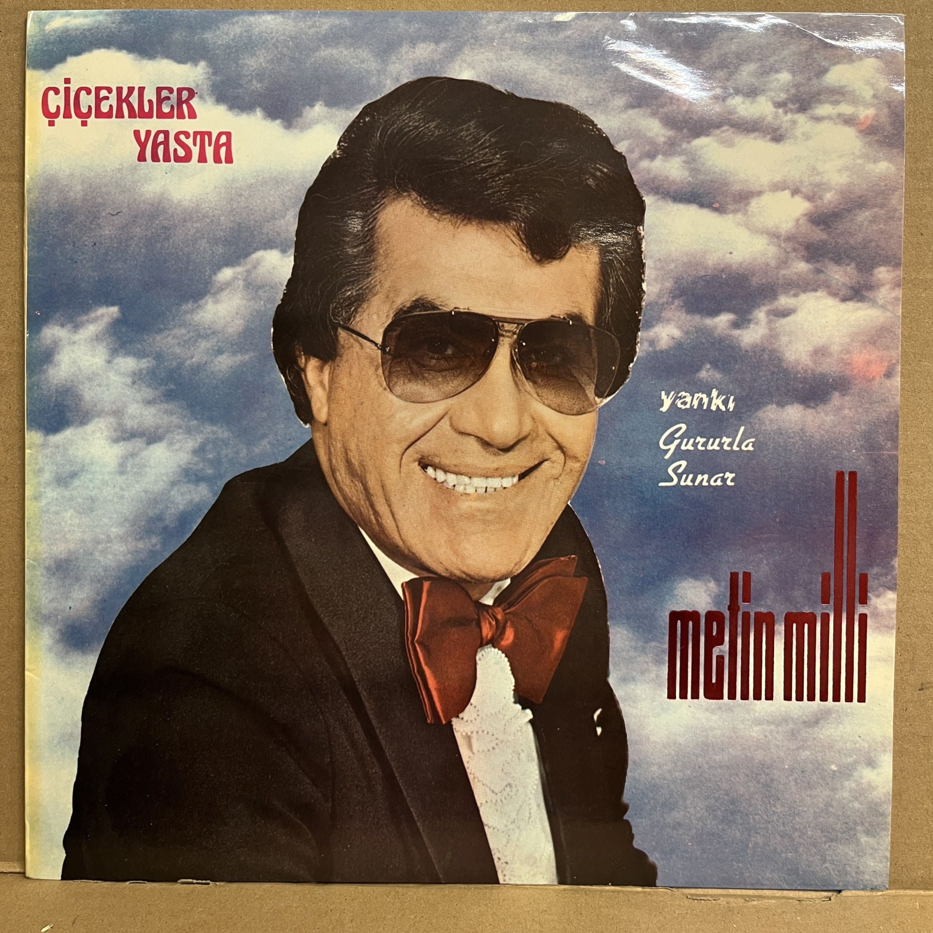 METİN MİLLİ - ÇİÇEKLER YASTA (1983) - LP 2.EL PLAK