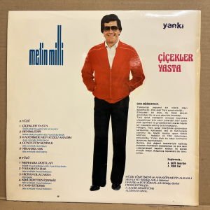 METİN MİLLİ - ÇİÇEKLER YASTA (1983) - LP 2.EL PLAK