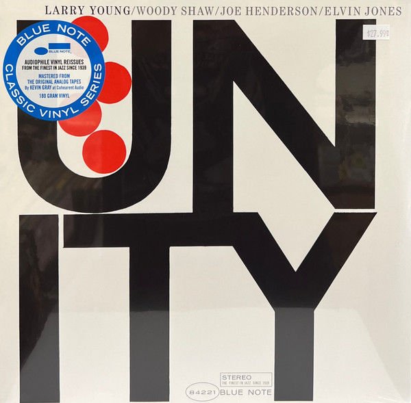 LARRY YOUNG - UNITY (1966) - LP BLUE NOTE CLASSIC VINYL SERIES 180GR SIFIR PLAK