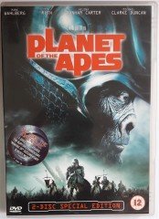 PLANET OF THE APES - MAYMUNLAR GEZEGENİ - MARK WAHLBERG - TIM ROTH - HELENA BONHAM CARTER - TIM BURTON - 2DVD 2.EL