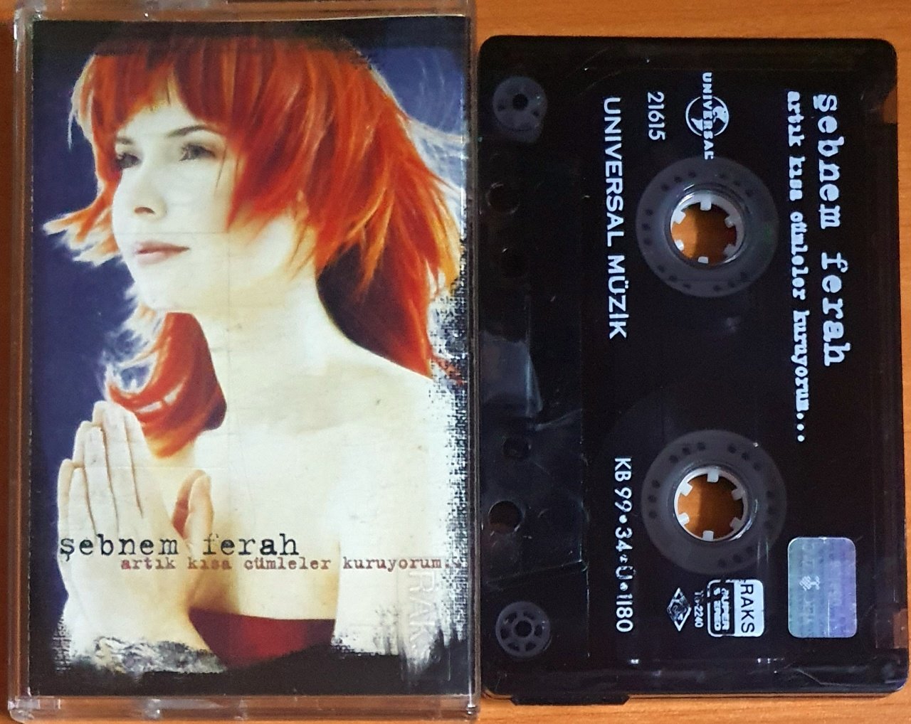 ŞEBNEM FERAH - ARTIK KISA CÜMLELER KURUYORUM (1999) - KASET 2.EL