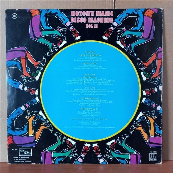 MOTOWN MAGIC DISCO MACHINE – VOL II (1976) - LP 2.EL YERLİ BASKI PLAK