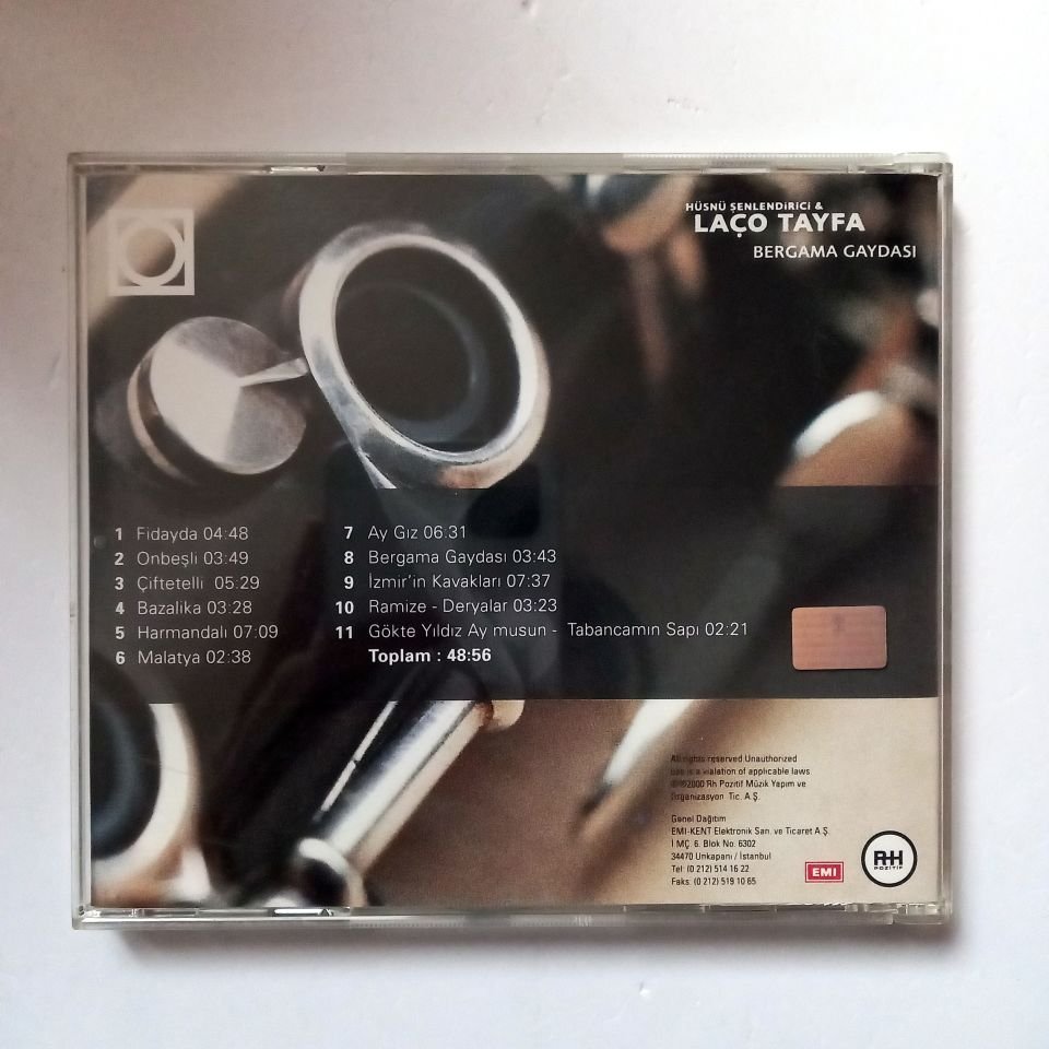 HÜSNÜ ŞENLENDİRİCİ & LAÇO TAYFA / BERGAMA GAYDASI (2000) - CD 2.EL
