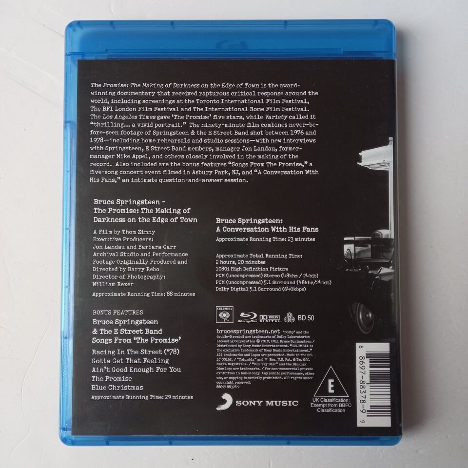 BRUCE SPRINGSTEEN - THE PROMISE: THE MAKING OF DARKNESS ON THE EDGE OF TOWN - BLU-RAY 2.EL