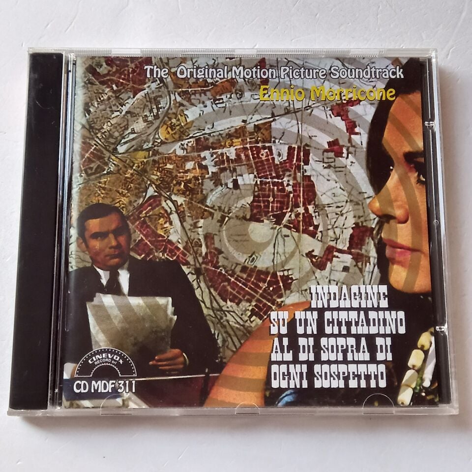 ENNIO MORRICONE – INDAGINE SU UN CITTADINO AL DI SOPRA DI OGNI SOSPETTO / THE ORIGINAL MOTION PICTURE SOUNDTRACK (1981) - CD 1988 REMASTERED REISSUE 2.EL