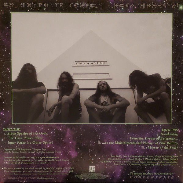 BLOOD INCANTATION - HIDDEN HISTORY OF THE HUMAN RACE (2019) - LP 2025 GREEN COLOURED EDITION SIFIR PLAK