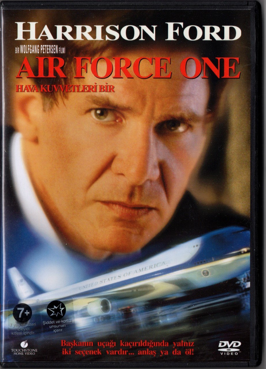 AIR FORCE ONE - HAVA KUVVETLERİ BİR - HARRISON FORD - GARY OLDMAN - DVD 2.EL
