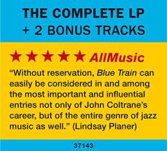 JOHN COLTRANE - BLUE TRAIN (1957) - LP 2019 EDITION SIFIR PLAK JAZZ IMAGE