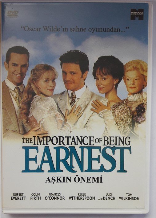 THE IMPORTANCE OF BEING EARNEST - AŞKIN ÖNEMİ - COLIN FIRTH - RUPERT EVERETT - REESE WITHERSPOON - DVD 2.EL