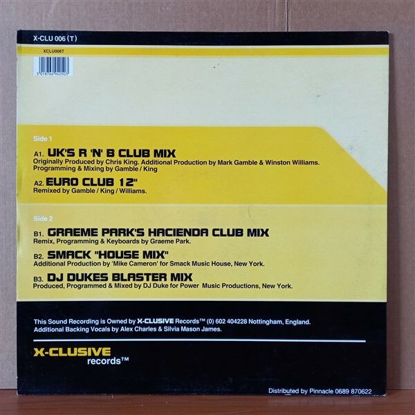 KWS – IT SEEMS TO HANG ON (1994) - 12'' 33RPM MAXI SINGLE 2.EL PLAK