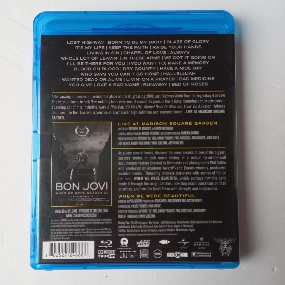 BON JOVI - LIVE AT MADISON SQUARE GARDEN - BLU-RAY 2.EL