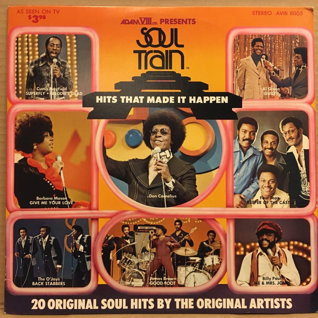 SOUL TRAIN, 20 ORIGINAL SOUL HITS BY THE ORIGINAL ARTISTS (1973) 2.EL PLAK