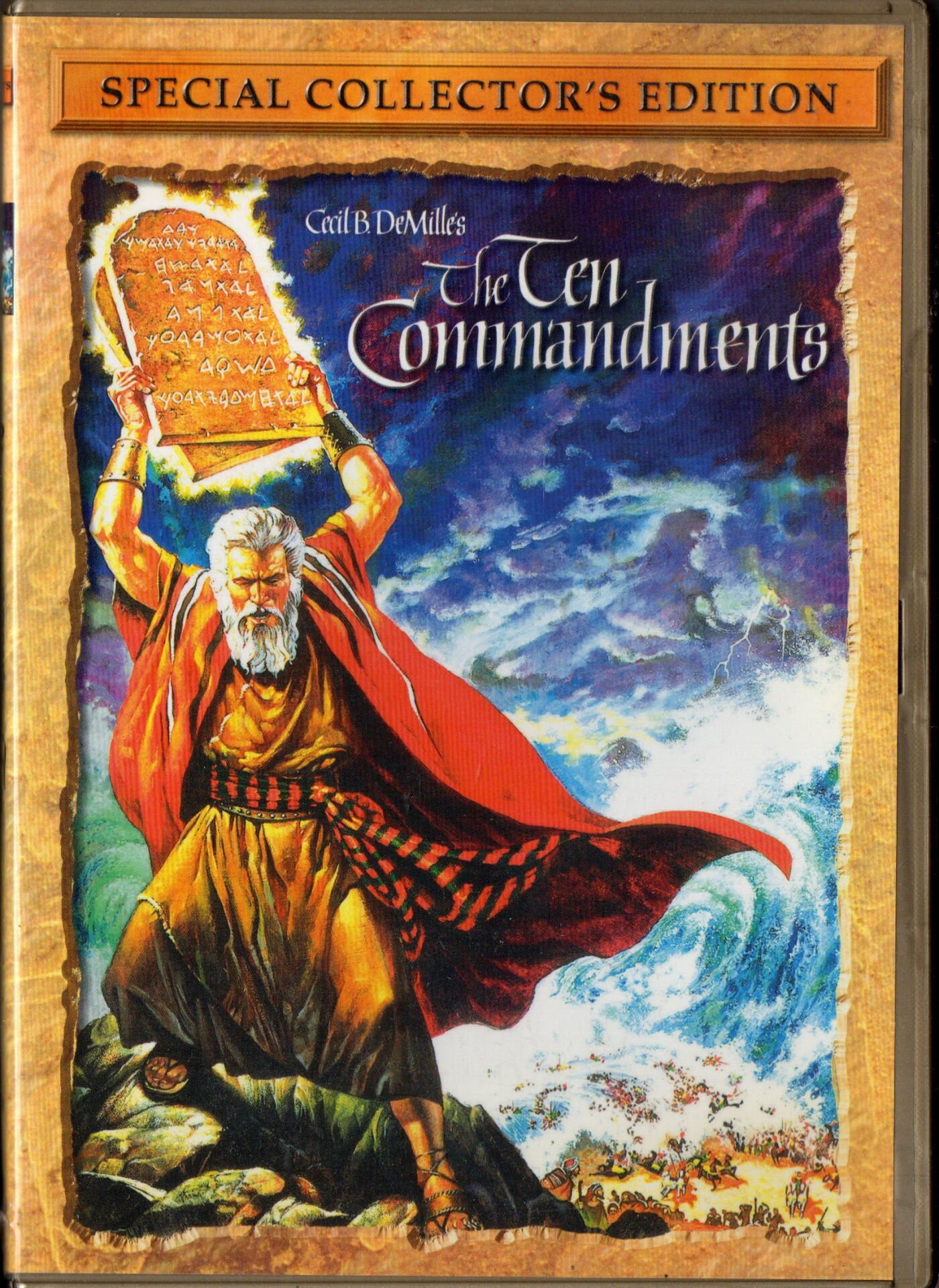 ON EMİR - The TEN COMMANDMENTS - CHARLTON HESTON - YUL BRYNNER - CECILE B. DeMILLE - 2DVD 2.EL
