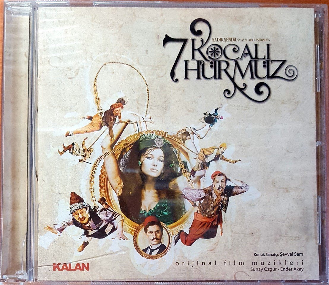 7 KOCALI HÜRMÜZ - ORJİNAL FİLM MÜZİKLERİ / ŞEVVAL SAM SUNAY ÖZGÜR ENDER AKAY CD 2.EL