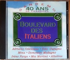 BOULEVARD DES ITALIENS / SANREMO 40 ANS DE CHANSONS / ADRIANO CELENTANO, TOTO CUTUGNO, MINA, DOMENICO MODUGNO (1993) ARCADE CD 2.EL