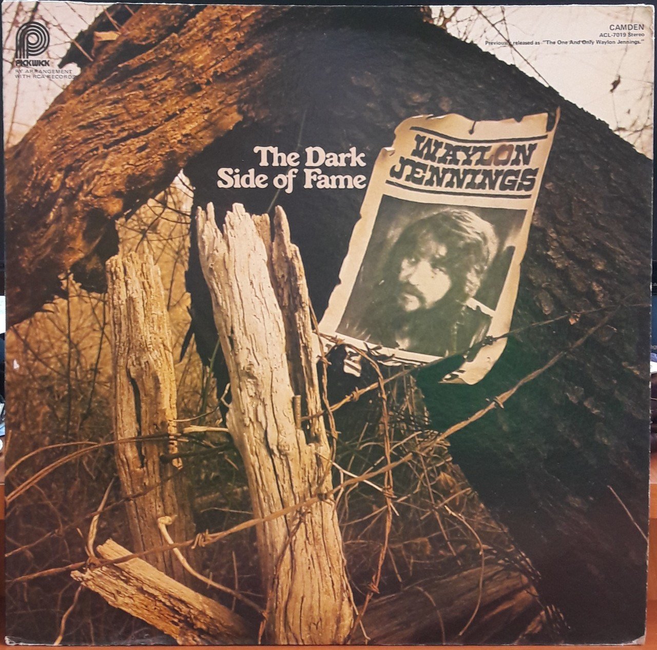 WAYLON JENNINGS - THE DARK SIDE OF FAME (1976) - PLAK 2.EL