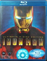 IRON MAN - ROBERT DOWNEY JR. - JEFF BRIDGES - GWYNETH PALTROW - MARVEL - 2BLU-RAY 2.EL