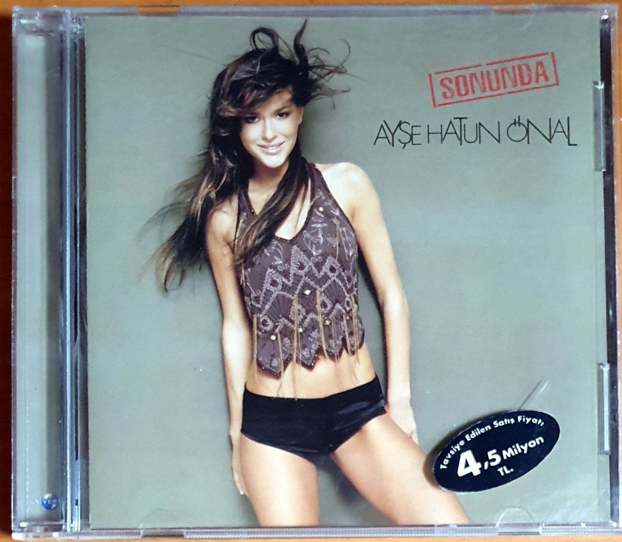 AYŞE HATUN ÖNAL  - SONUNDA (2004) - CD+DVD SINGLE 2.EL