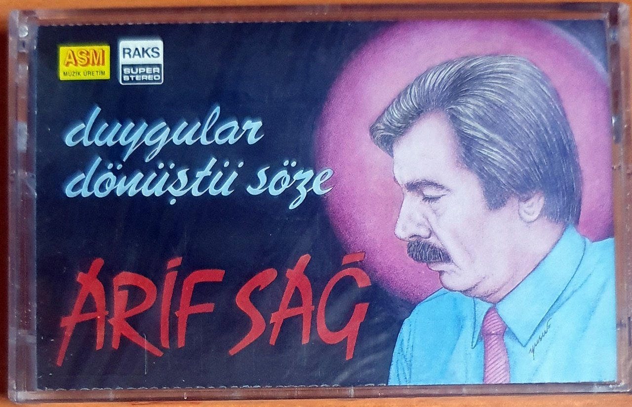 ARİF SAĞ - DUYGULAR DÖNÜŞTÜ SÖZE (1990) - KASET SIFIR