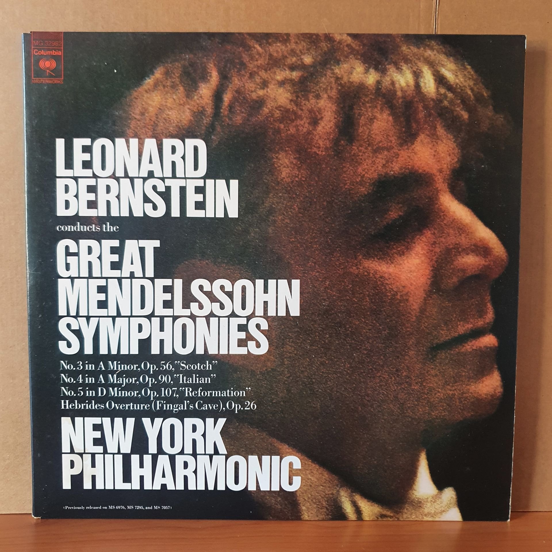 LEONARD BERNSTEIN CONDUCTS THE GREAT MENDELSSOHN SYMPHONIES / NEW YORK PHILHARMONIC (1974) - 2LP 2.EL PLAK