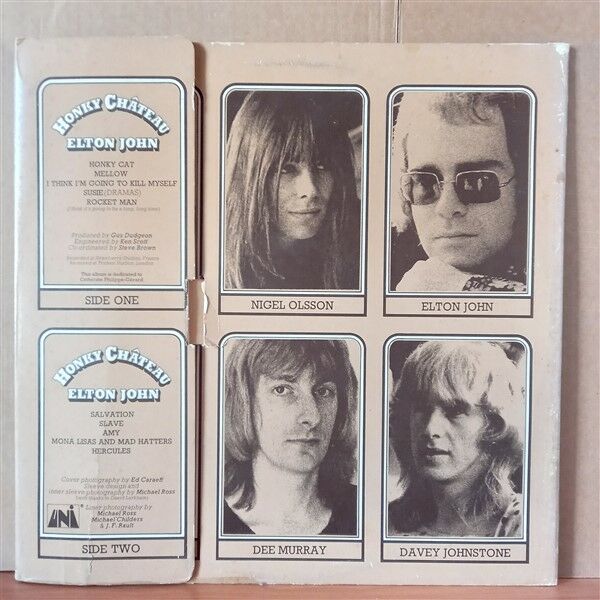 ELTON JOHN – HONKY CHÂTEAU (1972) - LP 2.EL PLAK